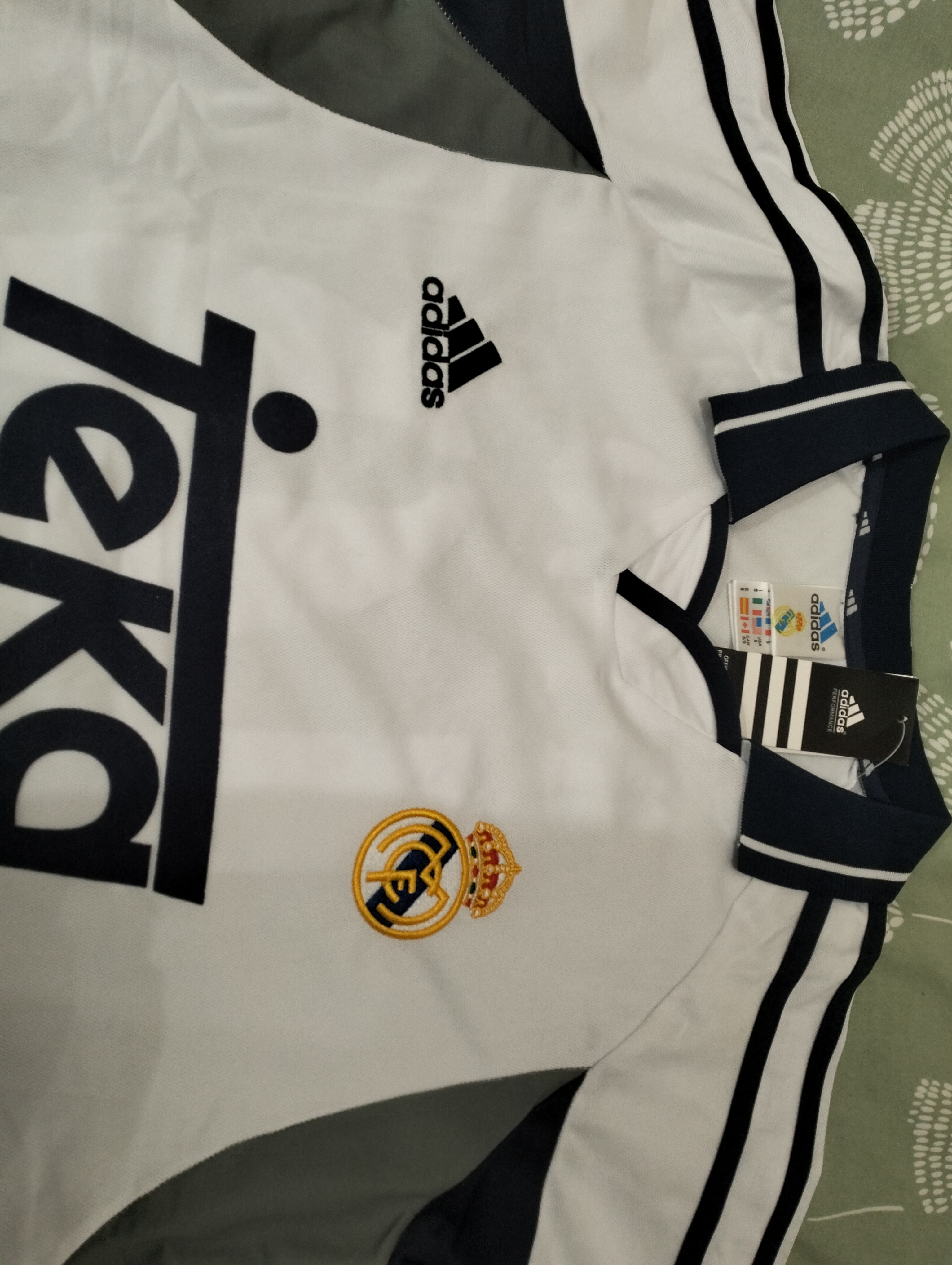Camiseta Real Madrid 2000/01 Primera Equipación Retro